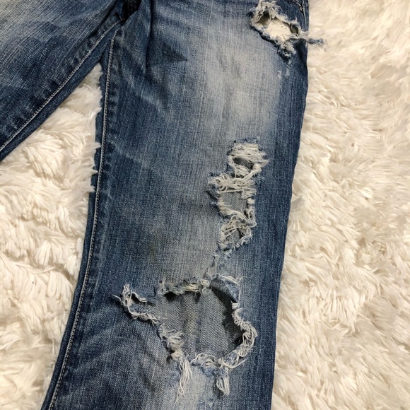 Abercrombie & Fitch factory distressed jeans 6 soo cute! Fit like a glove on you - Picture 10 of 15